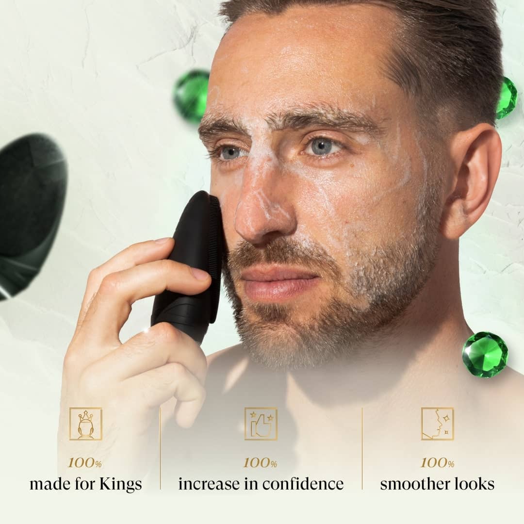 FLEX Pro Vibrating Face Brush Travel Case / Green FLEX Pro Vibrating Face Brush Travel Case / Green